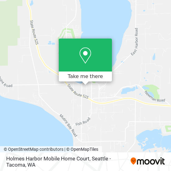 Holmes Harbor Mobile Home Court map