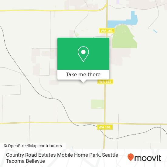 Country Road Estates Mobile Home Park map