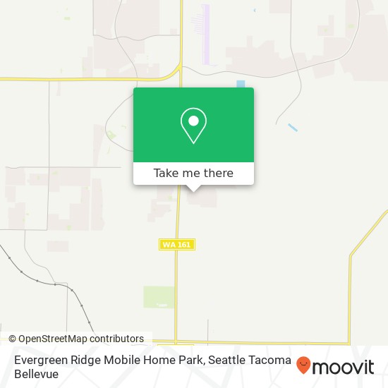 Evergreen Ridge Mobile Home Park map