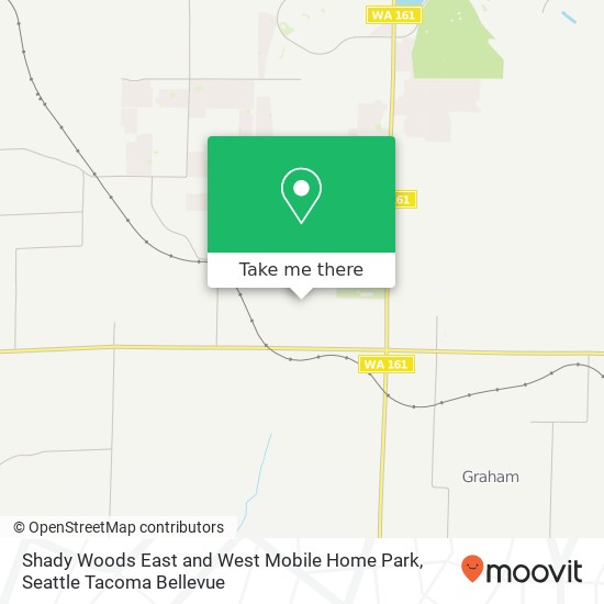 Mapa de Shady Woods East and West Mobile Home Park