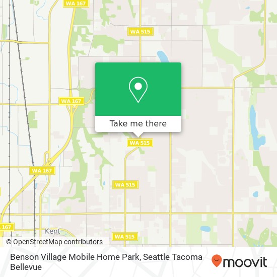 Benson Village Mobile Home Park map