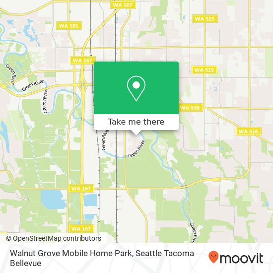 Mapa de Walnut Grove Mobile Home Park