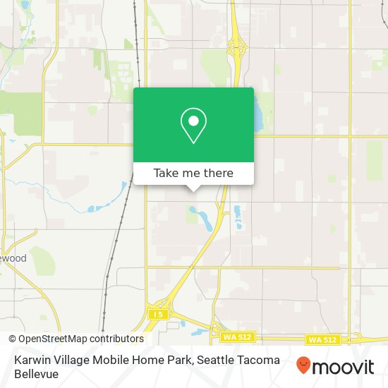 Karwin Village Mobile Home Park map