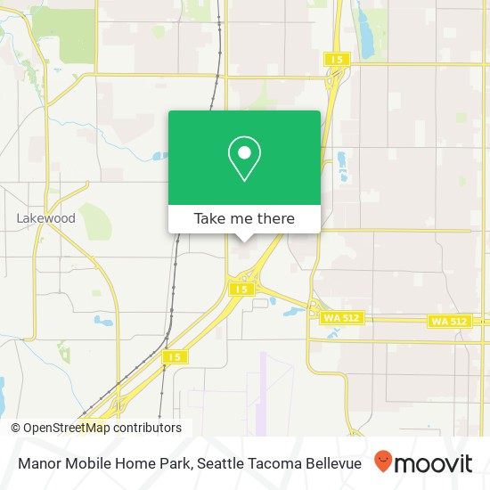 Manor Mobile Home Park map