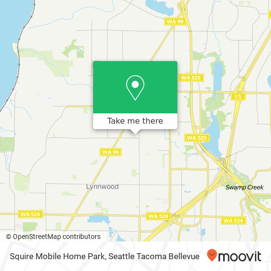 Squire Mobile Home Park map