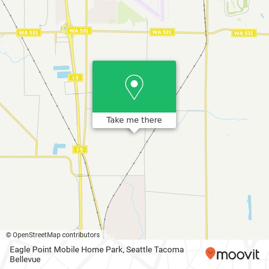 Eagle Point Mobile Home Park map
