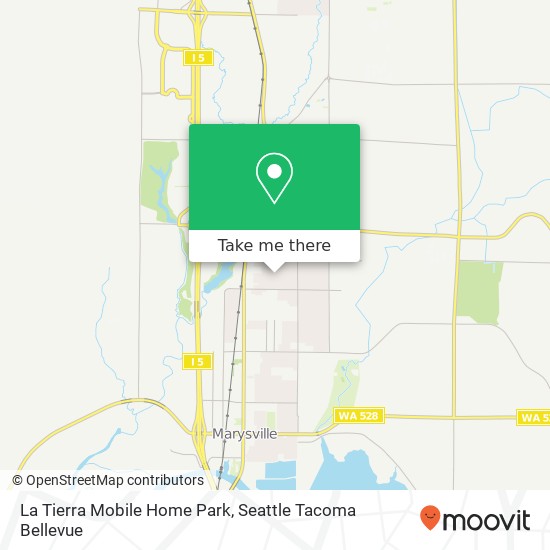 La Tierra Mobile Home Park map