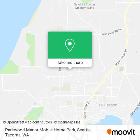 Parkwood Manor Mobile Home Park map