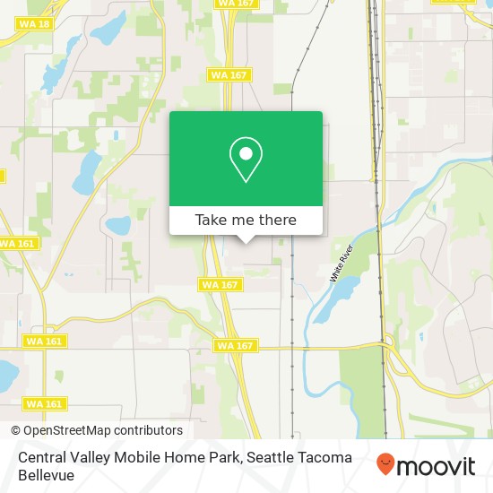 Central Valley Mobile Home Park map