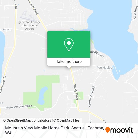 Mountain View Mobile Home Park map