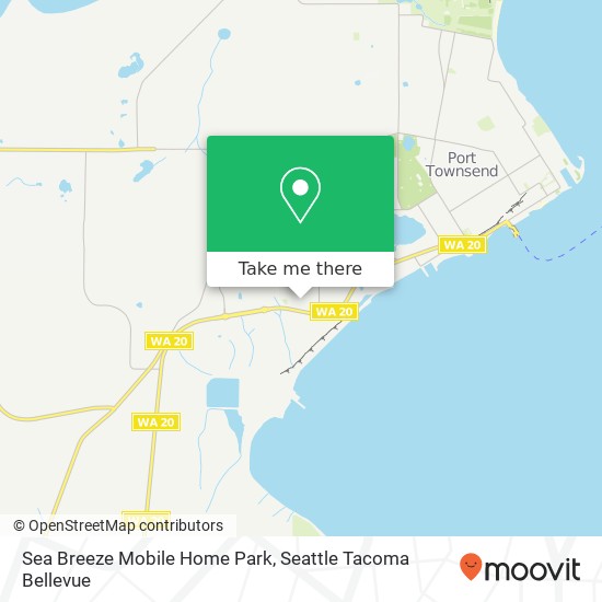 Mapa de Sea Breeze Mobile Home Park