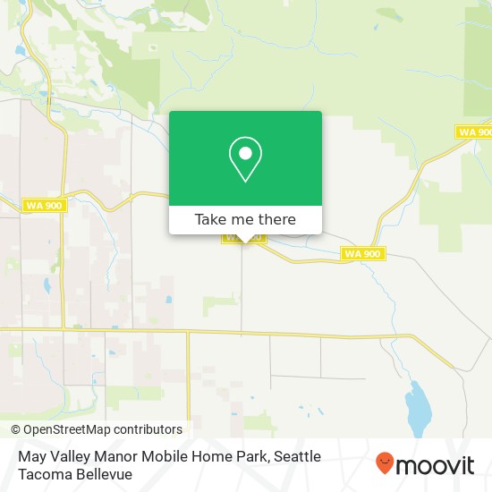 May Valley Manor Mobile Home Park map