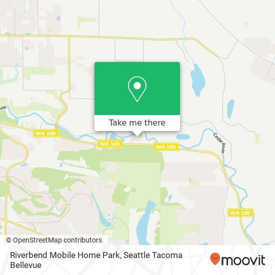 Mapa de Riverbend Mobile Home Park