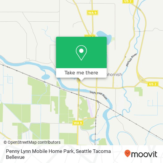 Mapa de Penny Lynn Mobile Home Park