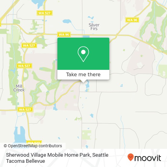 Mapa de Sherwood Village Mobile Home Park