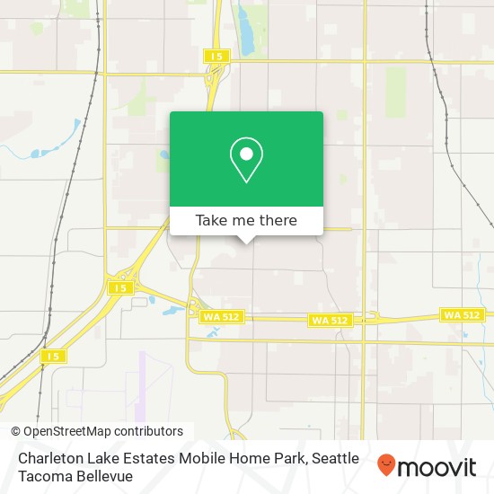 Charleton Lake Estates Mobile Home Park map