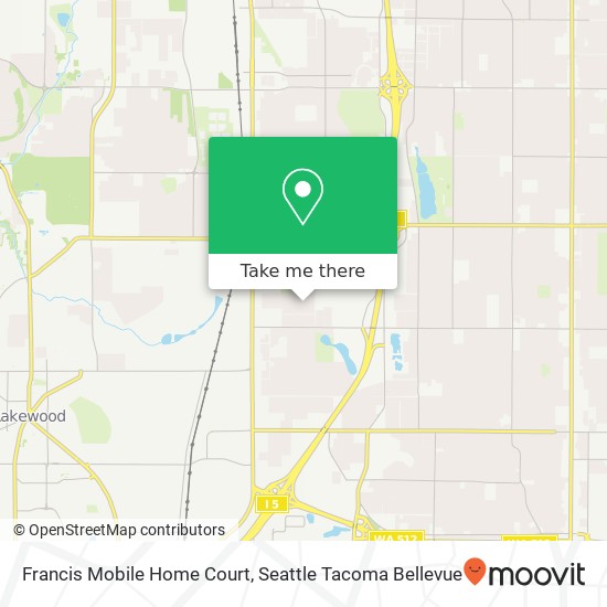 Francis Mobile Home Court map