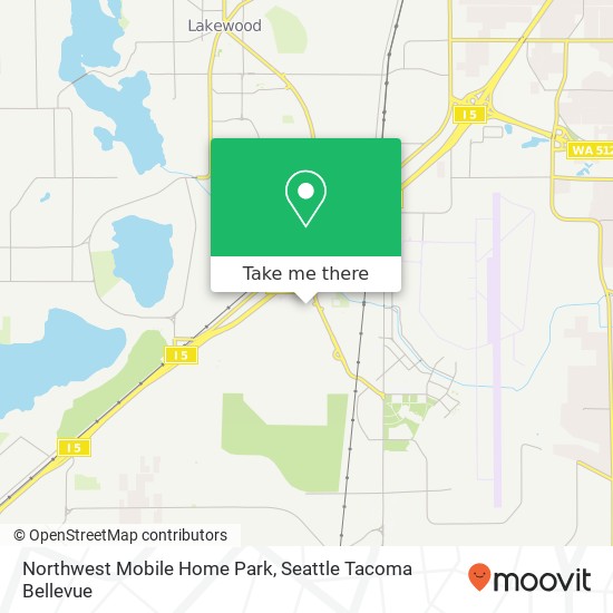 Mapa de Northwest Mobile Home Park
