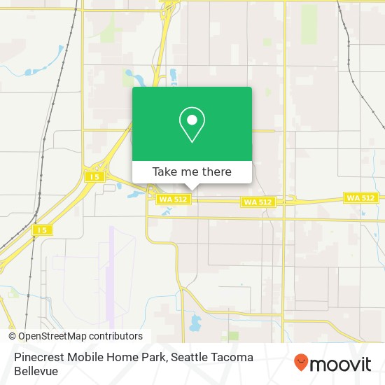 Pinecrest Mobile Home Park map