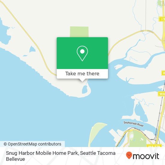 Mapa de Snug Harbor Mobile Home Park