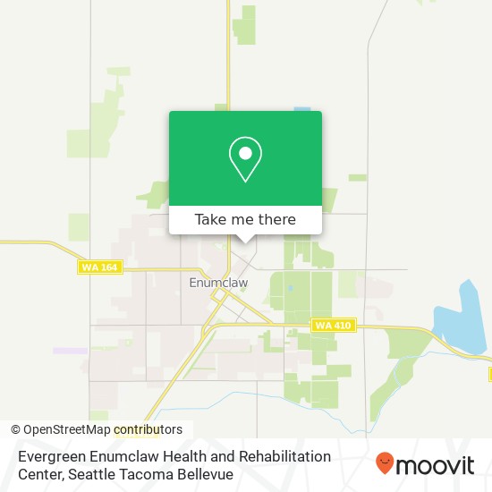 Evergreen Enumclaw Health and Rehabilitation Center map