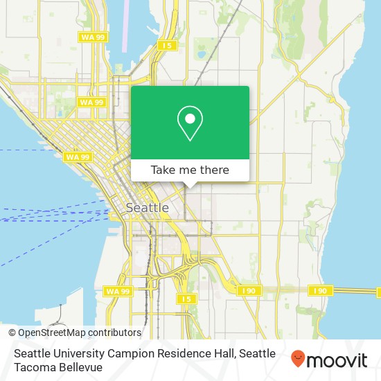Seattle University Campion Residence Hall map
