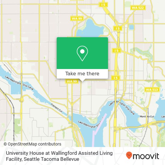 University House at Wallingford Assisted Living Facility map