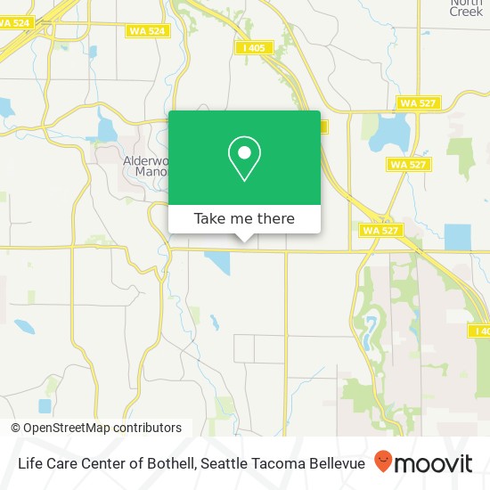 Mapa de Life Care Center of Bothell