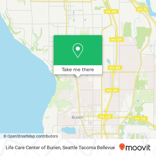 Mapa de Life Care Center of Burien