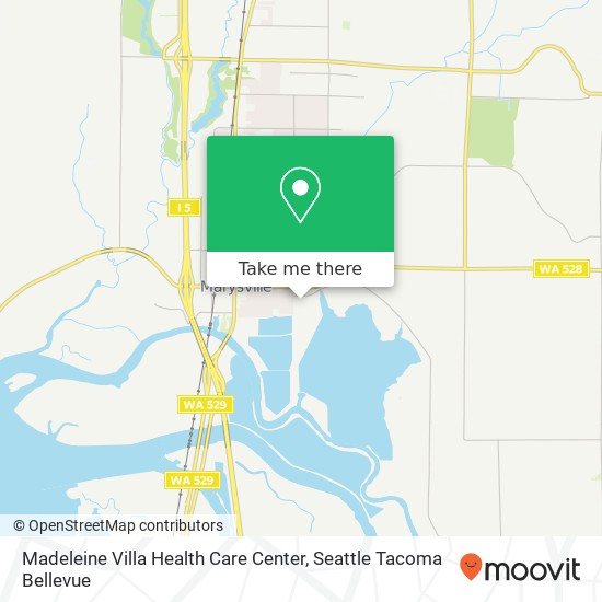 Madeleine Villa Health Care Center map