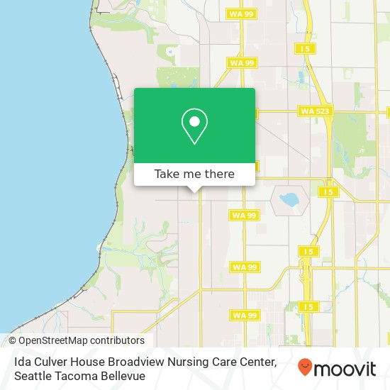 Ida Culver House Broadview Nursing Care Center map