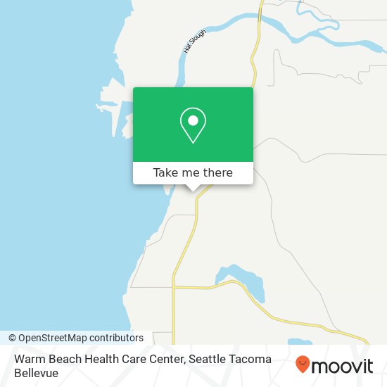 Warm Beach Health Care Center map