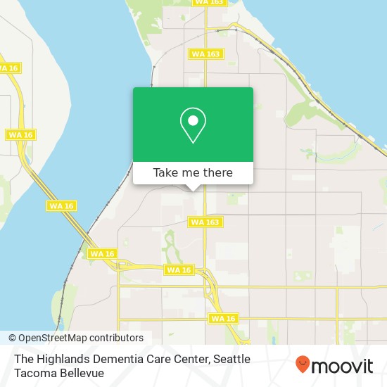 The Highlands Dementia Care Center map