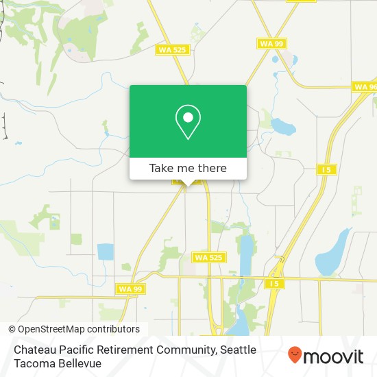 Chateau Pacific Retirement Community map