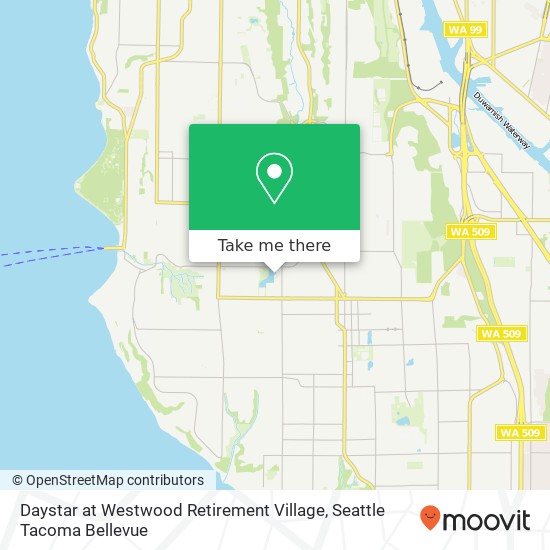 Mapa de Daystar at Westwood Retirement Village