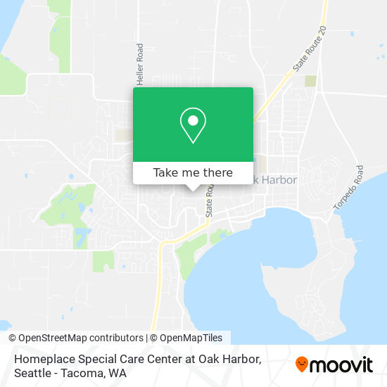 Mapa de Homeplace Special Care Center at Oak Harbor