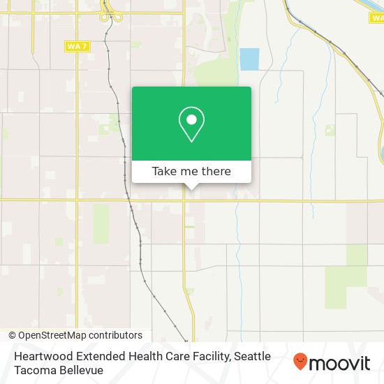 Heartwood Extended Health Care Facility map