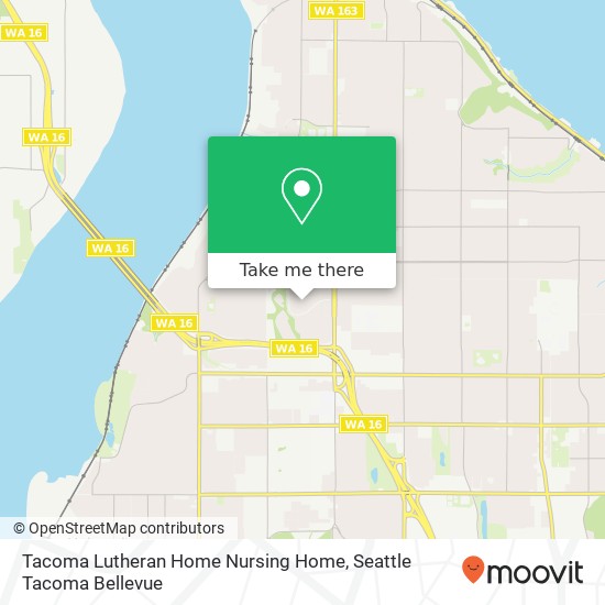 Mapa de Tacoma Lutheran Home Nursing Home