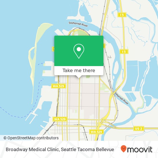 Mapa de Broadway Medical Clinic