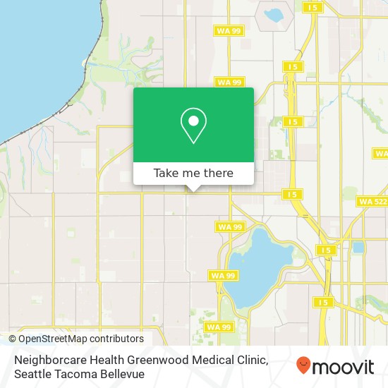 Mapa de Neighborcare Health Greenwood Medical Clinic