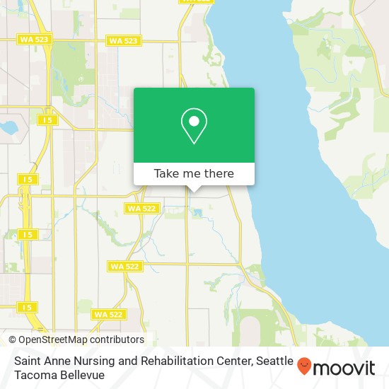 Saint Anne Nursing and Rehabilitation Center map