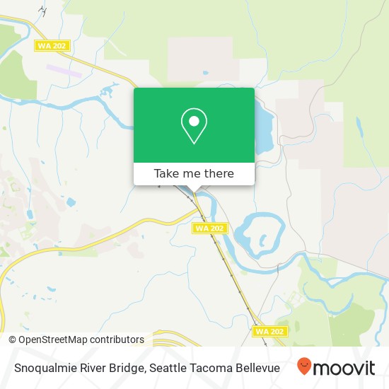 Snoqualmie River Bridge map