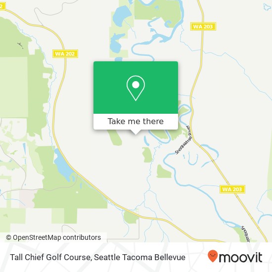 Tall Chief Golf Course map