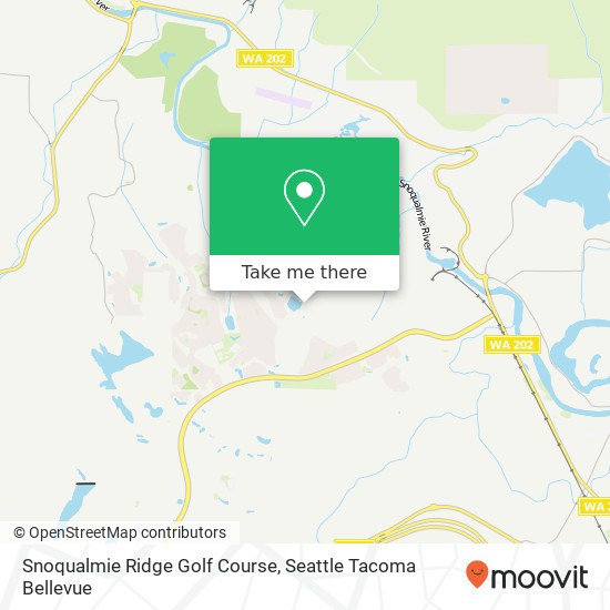 Snoqualmie Ridge Golf Course map