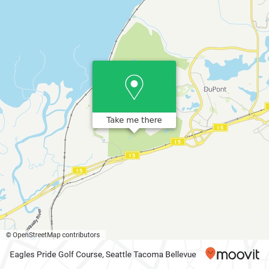 Mapa de Eagles Pride Golf Course
