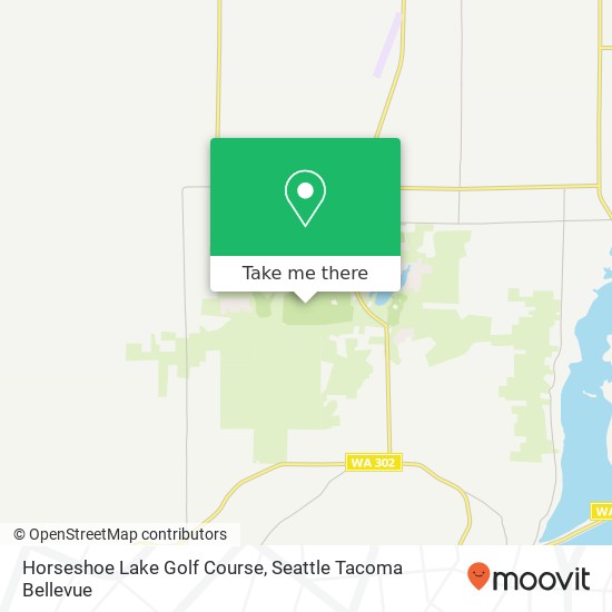 Mapa de Horseshoe Lake Golf Course