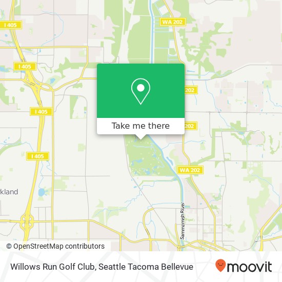 Willows Run Golf Club map