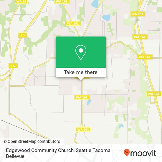 Edgewood Community Church map