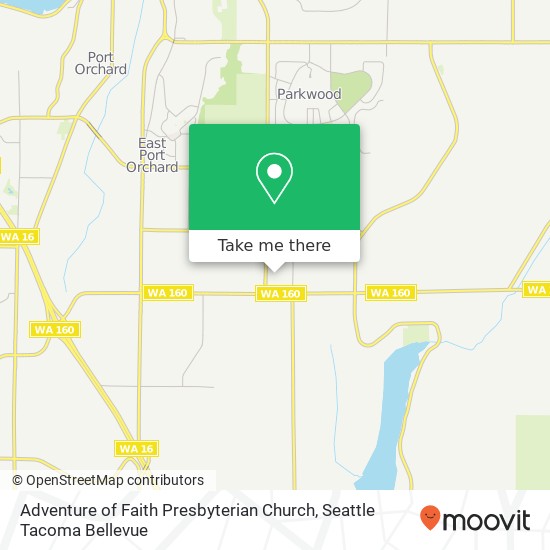 Mapa de Adventure of Faith Presbyterian Church