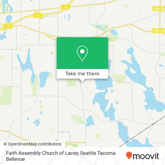 Mapa de Faith Assembly Church of Lacey